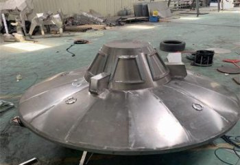 锻造飞碟雕塑厂家 欧式小品 户外不锈钢飞碟雕塑厂