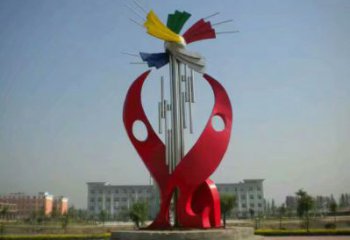 中式果树雕塑厂家 现代小品 大型广场不锈钢果树雕塑厂