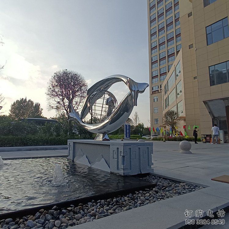 镂空眼球雕塑厂家 大型园林小品 住宅小区不锈钢眼球雕塑厂