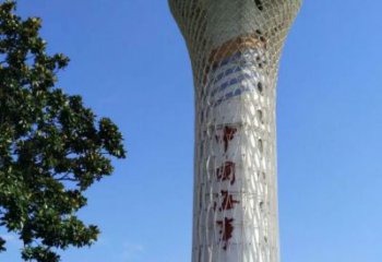 抽象话筒雕塑厂家 公园广场小品 大型不锈钢话筒雕塑厂