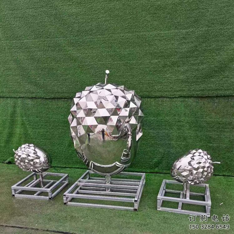 街头松塔雕塑厂家 大型别墅区摆件 镜面不锈钢松塔雕塑定做 街头松塔雕塑厂家 大型别墅区摆件 镜面不锈钢松塔雕塑定做