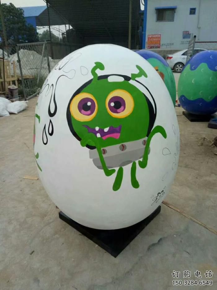 广场不倒翁雕塑厂家 彩绘小品 抽象不倒翁雕塑制作