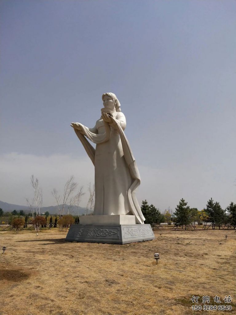 园林哈达雕塑厂家 广场中式现代人物小品 园林哈达雕塑厂家 广场中式现代人物小品