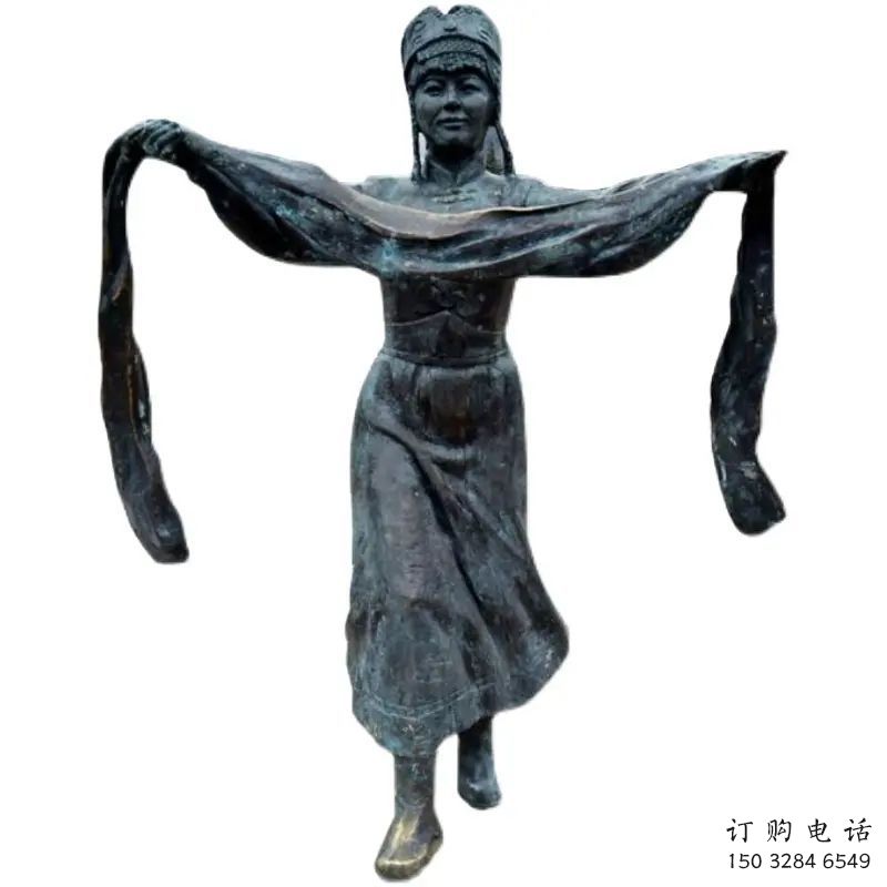 步行街哈达雕塑厂家 抽象创意小品摆件 步行街哈达雕塑厂家 抽象创意小品摆件