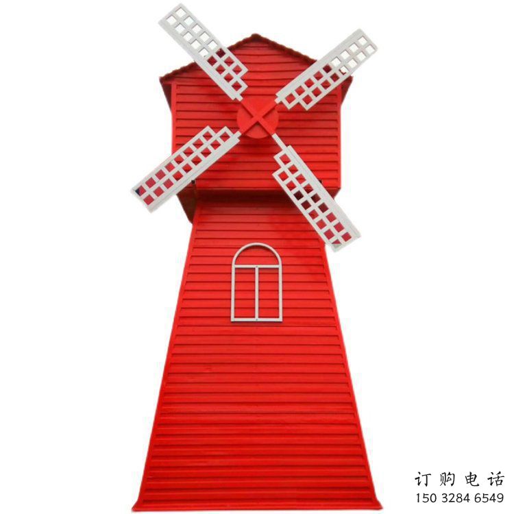 广场大风车雕塑厂家 创意小品 彩绘大风车雕塑厂
