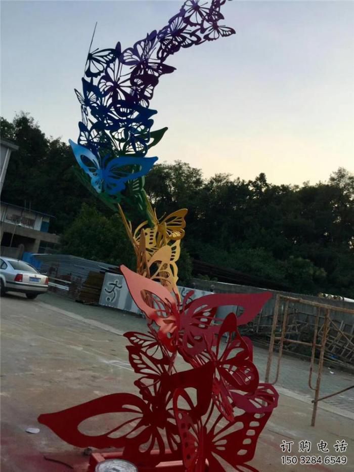 拉丝蝴蝶树雕塑厂家 镂空创意摆件 别墅区不锈钢蝴蝶树雕塑厂 拉丝蝴蝶树雕塑厂家 镂空创意摆件 别墅区不锈钢蝴蝶树雕塑厂