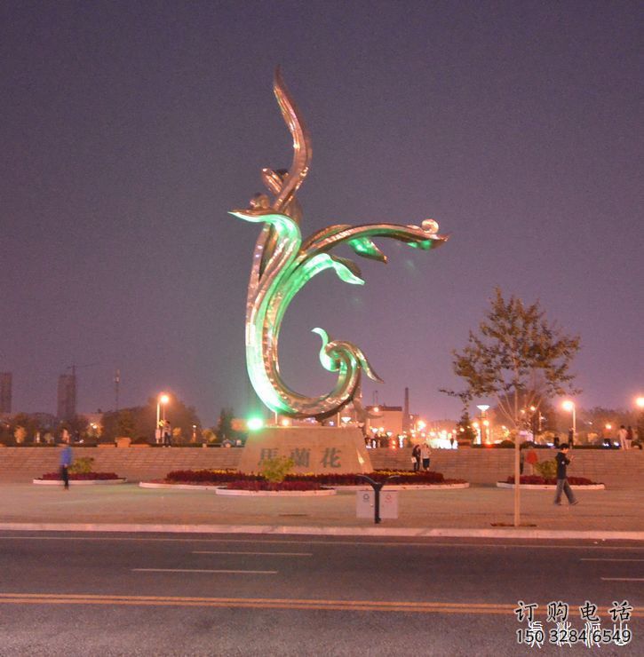 庭院马兰花雕塑厂家 草地小品 锻造不锈钢马兰花雕塑厂 庭院马兰花雕塑厂家 草地小品 锻造不锈钢马兰花雕塑厂