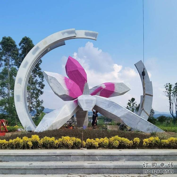 几何马兰花雕塑厂家 中式烤漆小品 现代不锈钢马兰花雕塑厂 几何马兰花雕塑厂家 中式烤漆小品 现代不锈钢马兰花雕塑厂