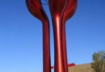 彩绘菊花雕塑厂家 户外摆件 街头不锈钢菊花雕塑厂
