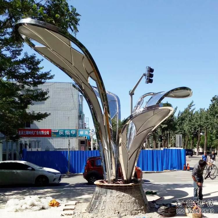 镜面叶片雕塑厂家 烤漆大型摆件 欧式不锈钢叶片雕塑厂 镜面叶片雕塑厂家 烤漆大型摆件 欧式不锈钢叶片雕塑厂