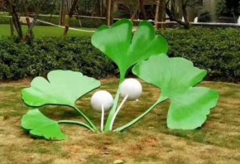 大型花叶雕塑厂家 锻造小品 烤漆不锈钢花叶雕塑厂
