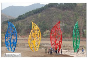 异形树叶子雕塑厂家 现代公园小品  广场不锈钢树叶子雕塑厂