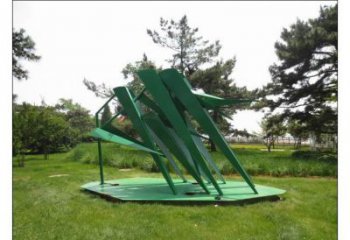 园林竹叶雕塑厂家 广场小品 中式不锈钢竹叶雕塑厂