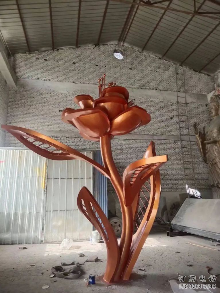 烤漆月季花雕塑厂家 镂空小品 公园不锈钢月季花雕塑厂 烤漆月季花雕塑厂家 镂空小品 公园不锈钢月季花雕塑厂