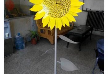 大型向日葵雕塑厂家 锻造小品 庭院不锈钢向日葵雕塑厂
