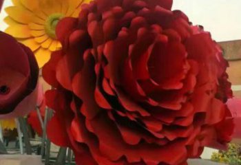 广场太阳花雕塑厂家 烤漆小品 户外不锈钢太阳花雕塑厂