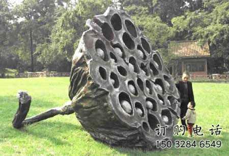 大型莲蓬雕塑厂家 锻造小品 仿古不锈钢莲蓬雕塑厂