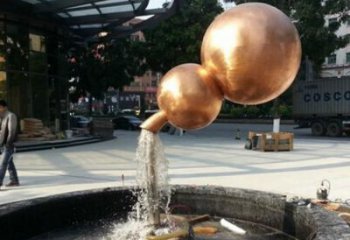 大型葫芦雕塑厂家 锻造小品 仿古不锈钢葫芦雕塑厂