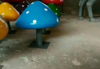 烤漆蘑菇雕塑厂家 公园小品 仿真不锈钢蘑菇雕塑厂
