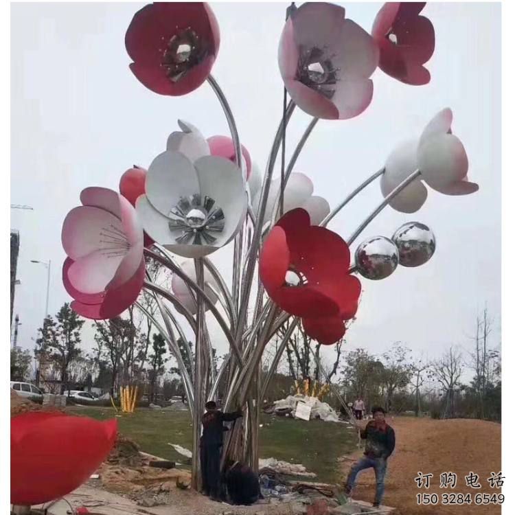 异形花树雕塑厂家 现代小品 烤漆不锈钢花树雕塑厂 异形花树雕塑厂家 现代小品 烤漆不锈钢花树雕塑厂