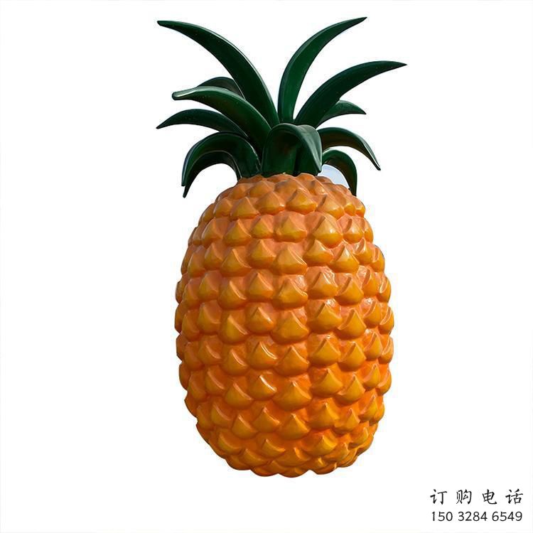 创意菠萝雕塑厂家 仿真小品 公园菠萝雕塑厂