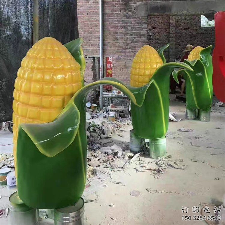 现代玉米雕塑厂家 大型别墅区摆件 仿真玉米雕塑定做 现代玉米雕塑厂家 大型别墅区摆件 仿真玉米雕塑定做