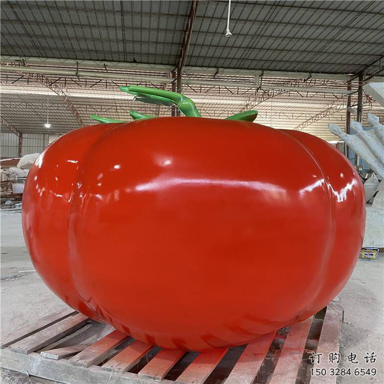 户外番茄雕塑厂家 喷漆小品 仿真彩绘番茄雕塑厂 户外番茄雕塑厂家 喷漆小品 仿真彩绘番茄雕塑厂