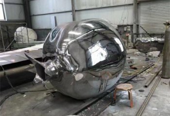 广场石榴雕塑厂家 创意小品 大型不锈钢石榴雕塑规格