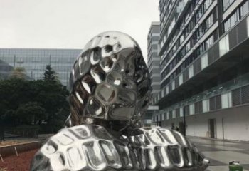 锻造花生雕塑厂家 创意小品 户外不锈钢花生雕塑厂