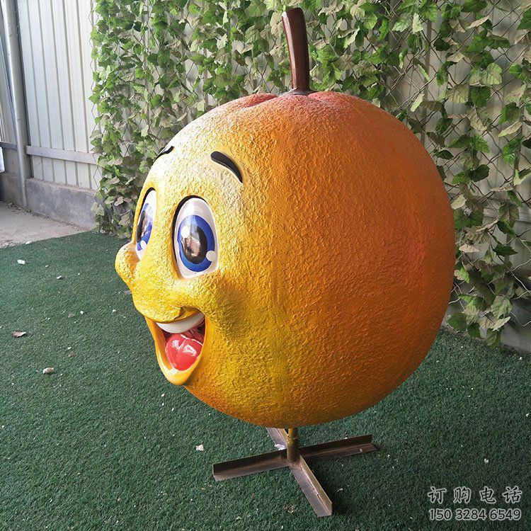 异形橘子雕塑厂家 现代公园小品 广场橘子雕塑定制 异形橘子雕塑厂家 现代公园小品 广场橘子雕塑定制