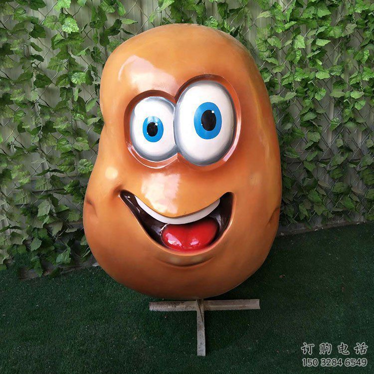 喷漆土豆雕塑厂家 中式村口小品 草地土豆雕塑厂 喷漆土豆雕塑厂家 中式村口小品 草地土豆雕塑厂