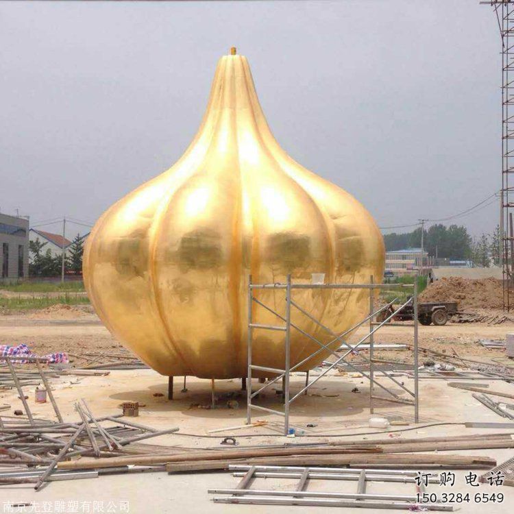 异形大蒜雕塑厂家 现代广场小品 户外不锈钢大蒜雕塑厂 异形大蒜雕塑厂家 现代广场小品 户外不锈钢大蒜雕塑厂
