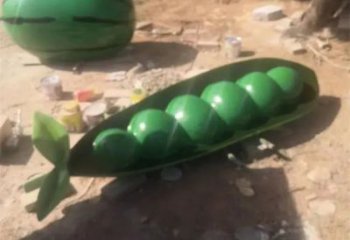 异形豆角雕塑厂家 现代公园小品 广场豆角雕塑摆件