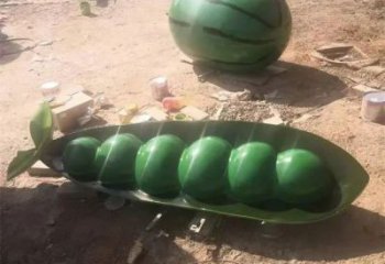 草地云豆雕塑厂家 现代公园小品 大型云豆雕塑定做