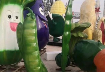 庭院云豆雕塑厂家 草地小品 大型云豆雕塑定做