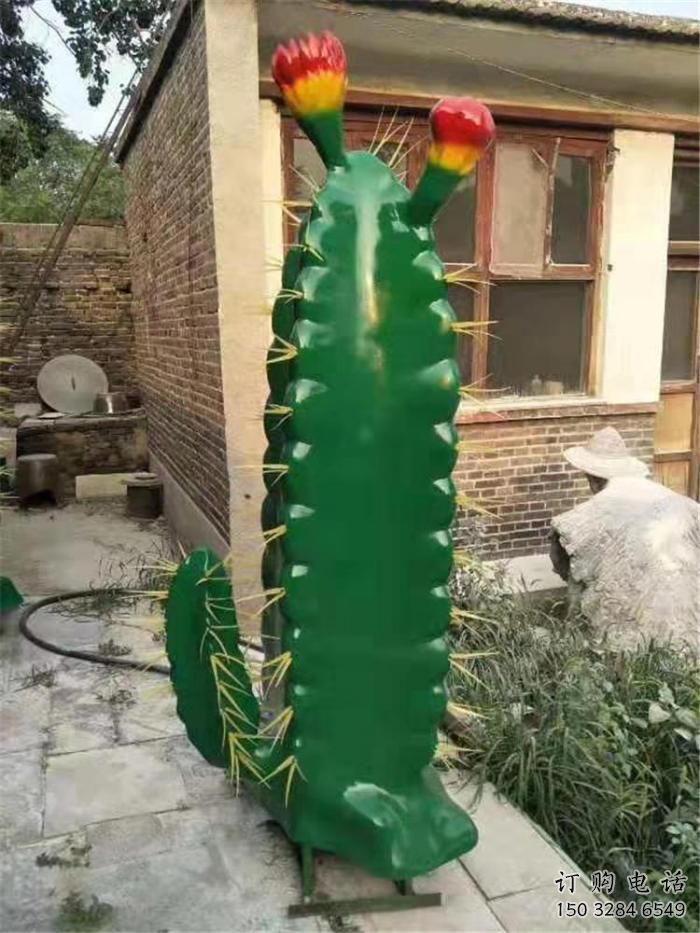 中式仙人掌雕塑厂家 公园小品 广场现代仙人掌雕塑厂