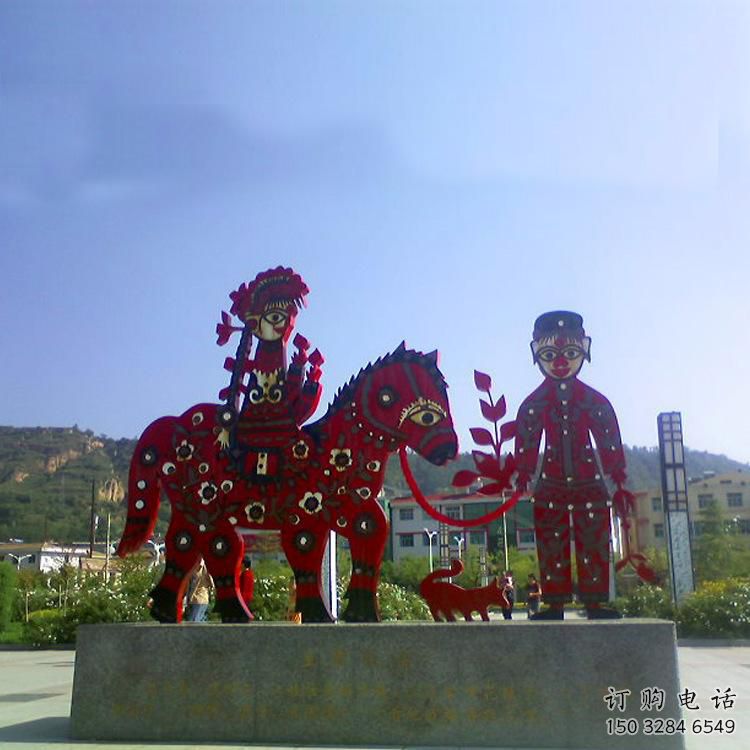 烤漆窗花雕塑厂家 剪纸小品 户外不锈钢窗花雕塑厂 烤漆窗花雕塑厂家 剪纸小品 户外不锈钢窗花雕塑厂