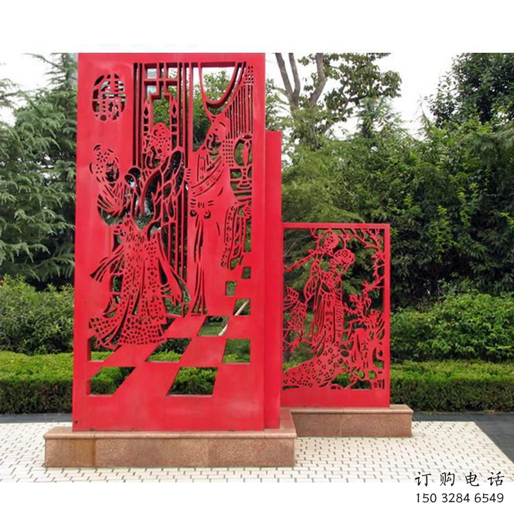 现代窗花雕塑厂家 大型别墅区摆件 户外不锈钢窗花雕塑厂 现代窗花雕塑厂家 大型别墅区摆件 户外不锈钢窗花雕塑厂