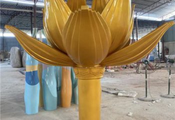 抽象紫荆花雕塑厂家 公园小品 广场不锈钢紫荆花雕塑厂