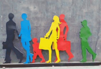 切面女孩雕塑厂家 庭院摆件 广场不锈钢女孩雕塑价格
