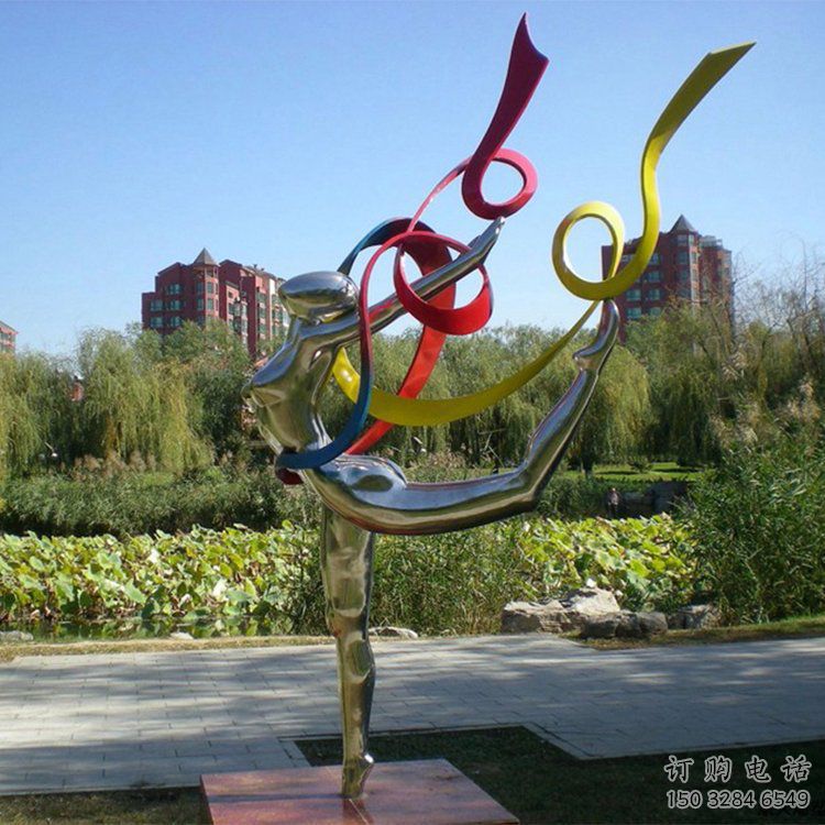 体育女性雕塑厂家 运动小品 运动不锈钢女性雕塑厂