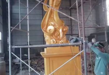 仿古飞天雕塑厂家 公园小品 房地产不锈钢飞天雕塑定做