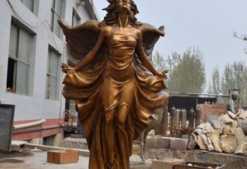 步行街天使雕塑厂家 游乐场小品 欧式不锈钢天使雕塑价格