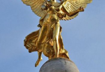 镀金天使雕塑厂家 铸造摆件  不锈钢广场天使雕塑特点