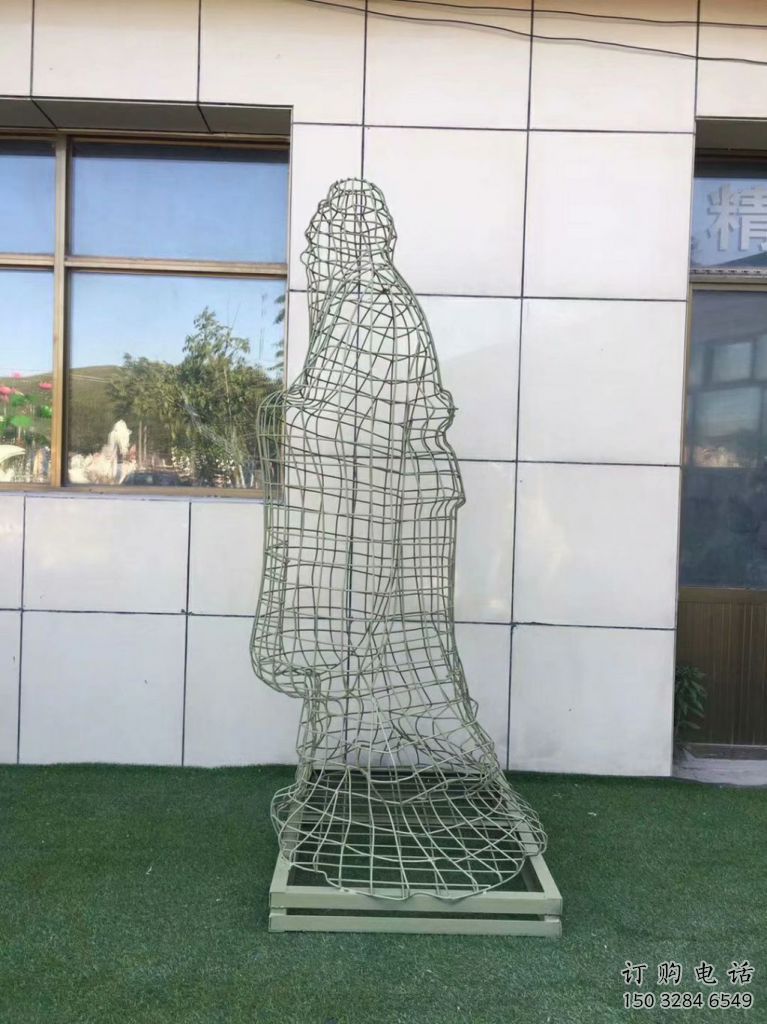 镂空孔子雕塑厂家 园林小品  大型镂空孔子雕塑厂