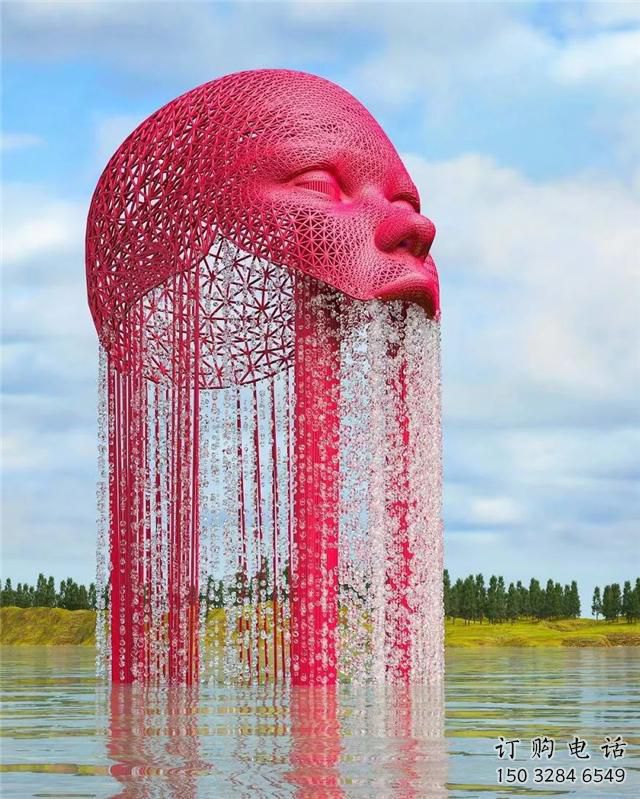 水景肖像雕塑厂家 彩绘剪纸小品 现代不锈钢肖像雕塑厂