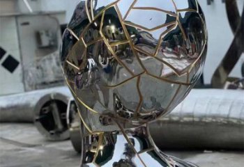 大型人头雕塑厂家 锻造小品  现代不锈钢人头雕塑厂