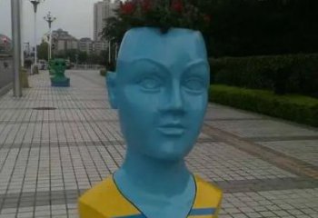 烤漆头像雕塑厂家  街头小品  户外不锈钢头像雕塑厂