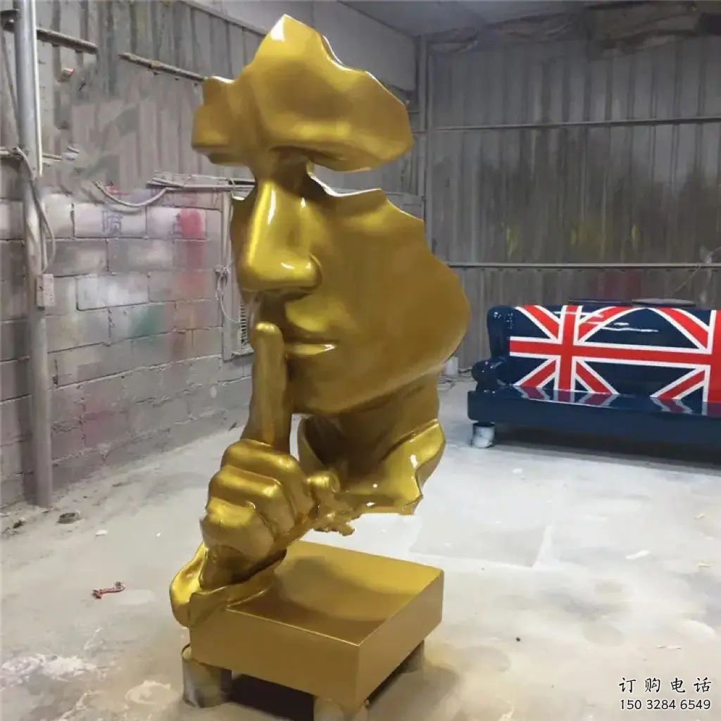异形人脸雕塑厂家 现代公园小品  广场不锈钢人脸雕塑厂