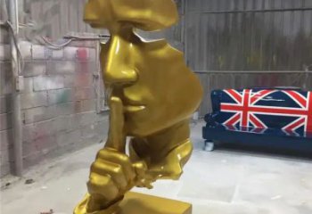 异形人脸雕塑厂家 现代公园小品  广场不锈钢人脸雕塑厂